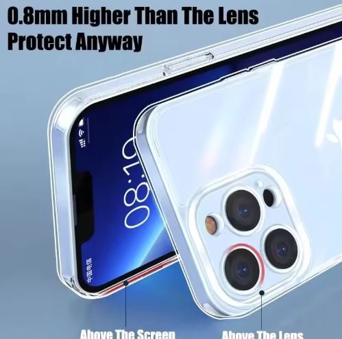 Coque en silicone TPU souple transparente pour iPhone 13 Pro max
