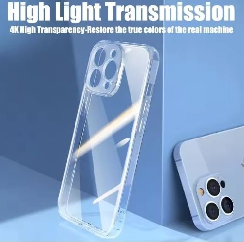 Coque en silicone TPU souple transparente pour iPhone 13 Pro max
